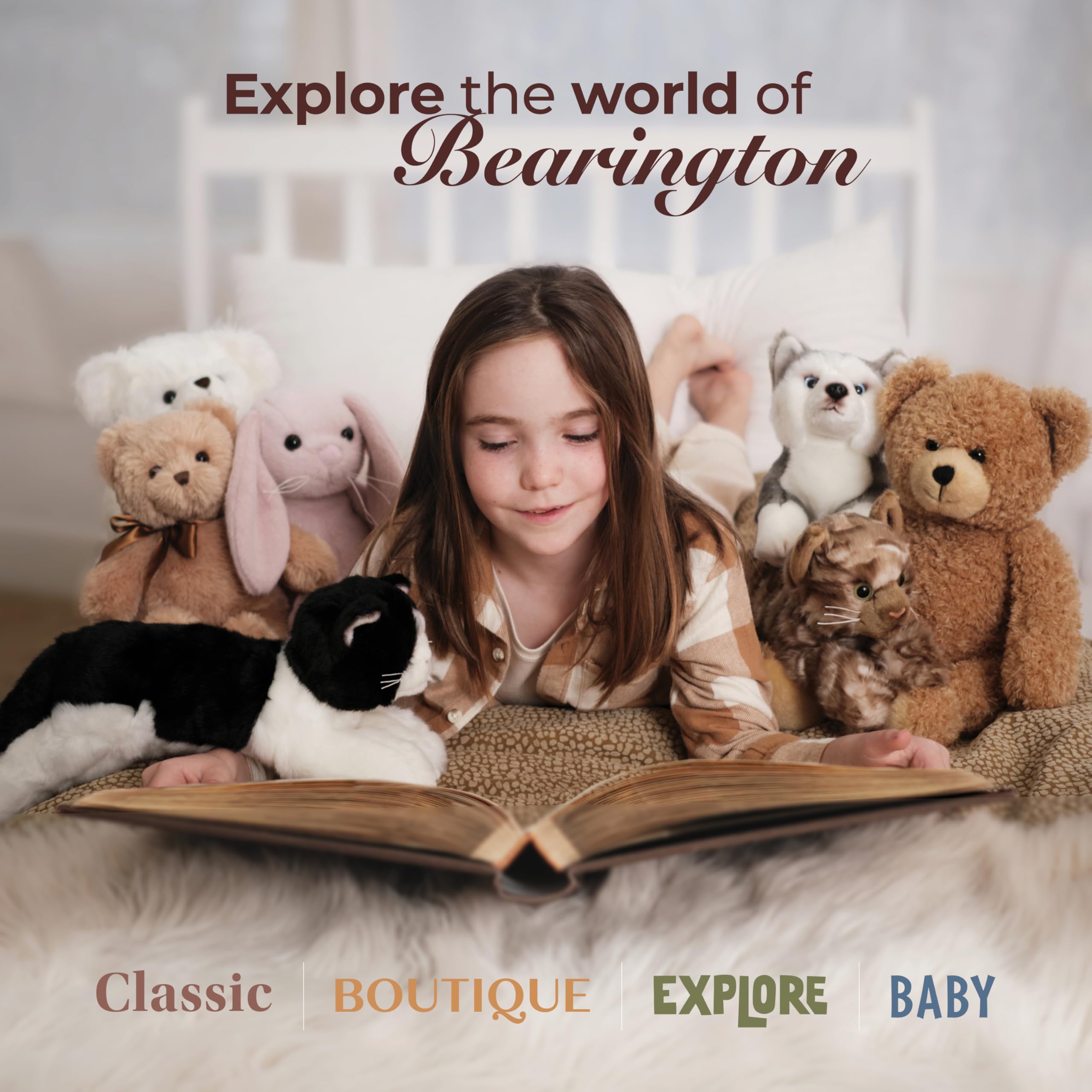 Cobija de Juego Bearington Baby Lil' Spot, Perrito Beige de - Imagen 7