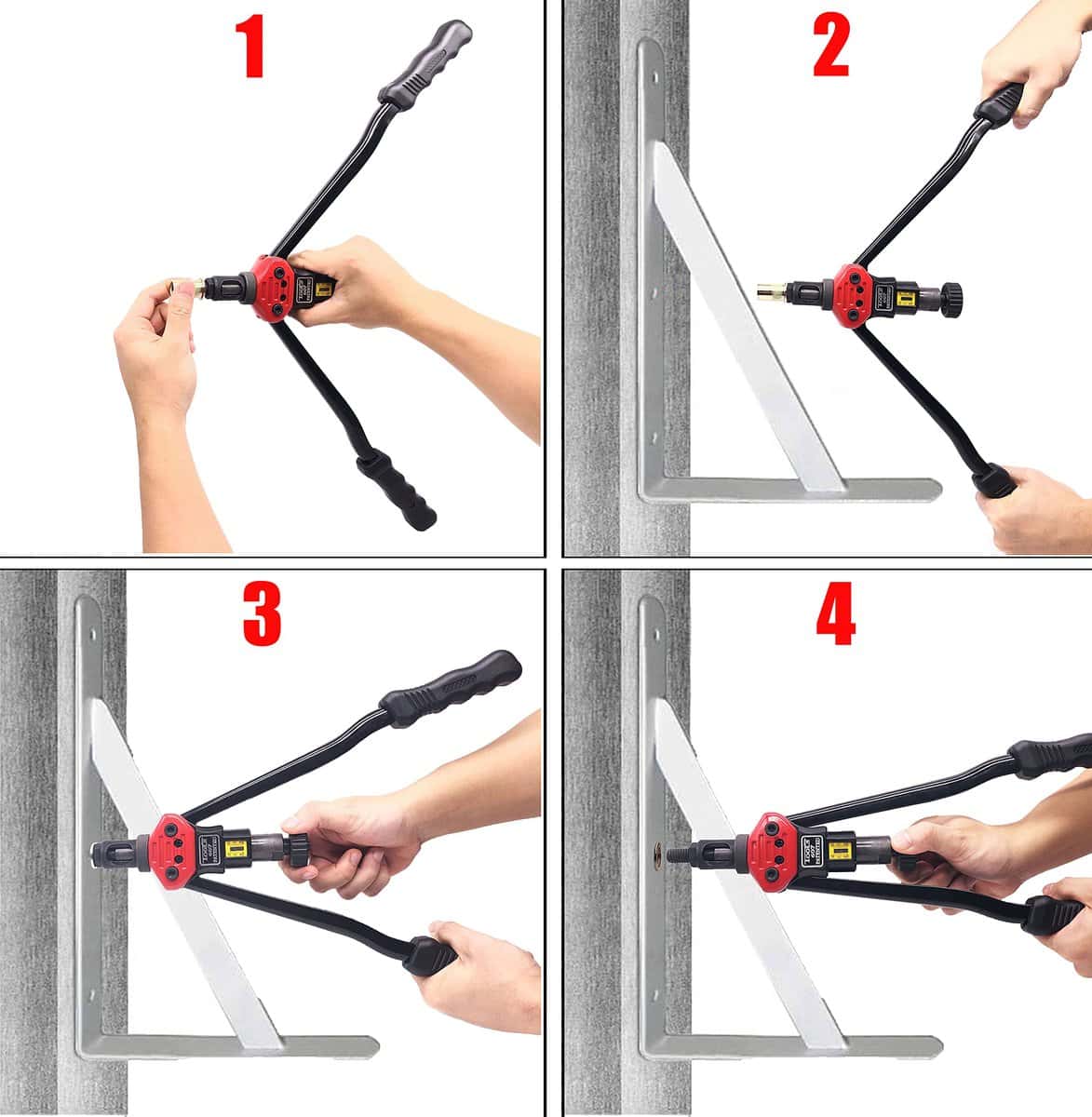 Herramienta de Tuerca de Remache ZIOJOVK de 16 Pulgadas, - Imagen 8