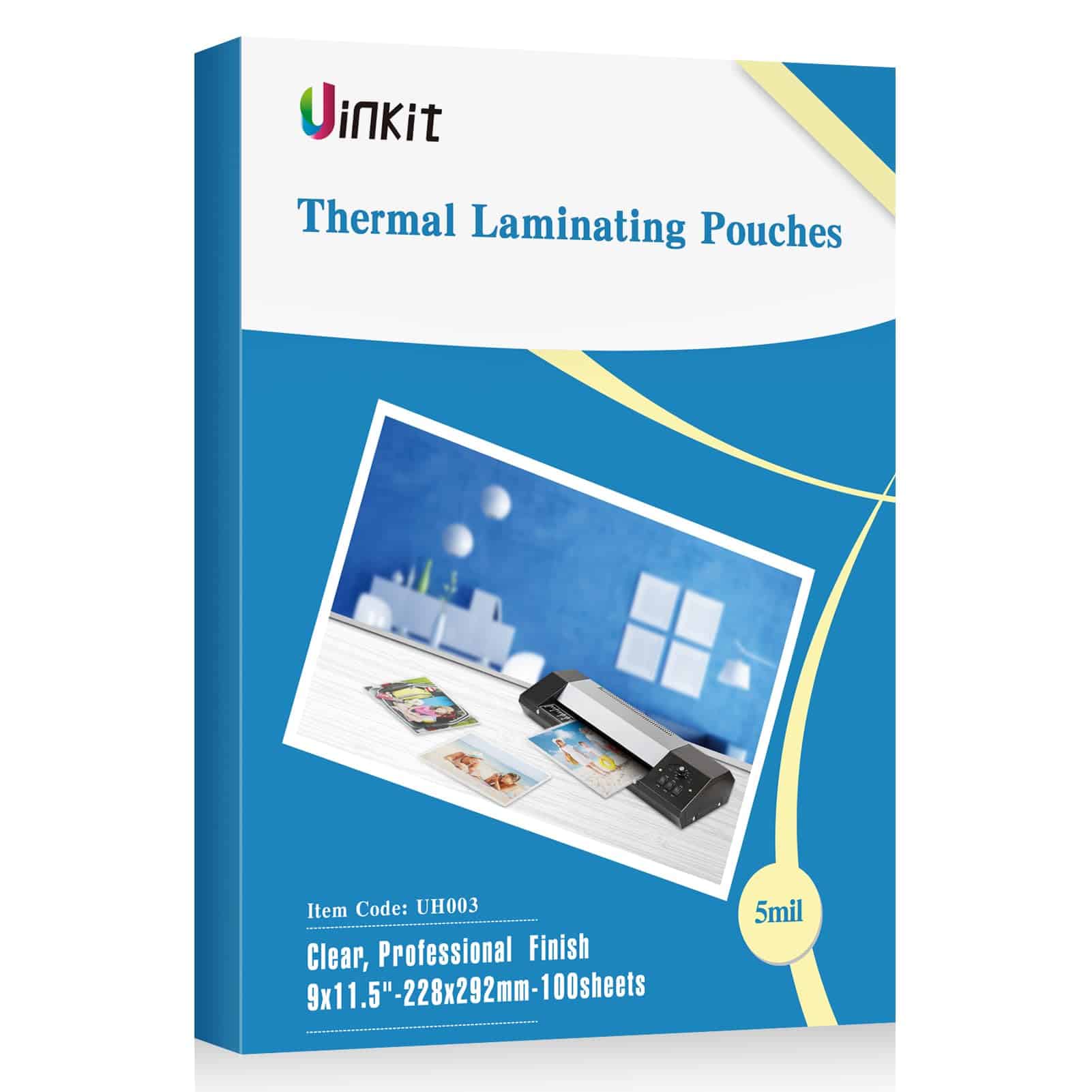 Uinkit Hot Thermal Laminating Pouches 5Mil Thick 9x11.5