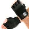 Guantes de Gimnasio Nibra Gym Wear USA Negros -Negro