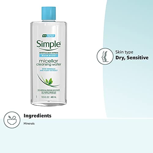 Simple Water Boost Micellar Cleansing Water para Piel - Imagen 9