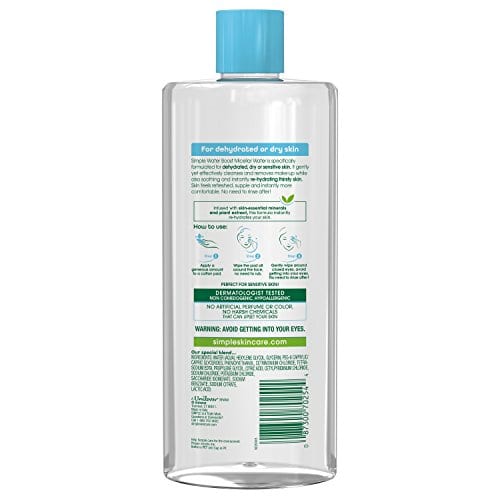 Simple Water Boost Micellar Cleansing Water para Piel - Imagen 3