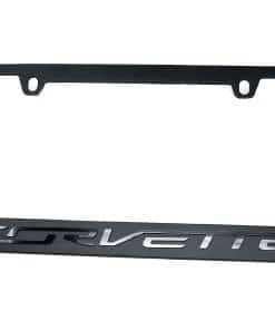 Marco de Placa de Matrícula para Corvette C7 - Negro con