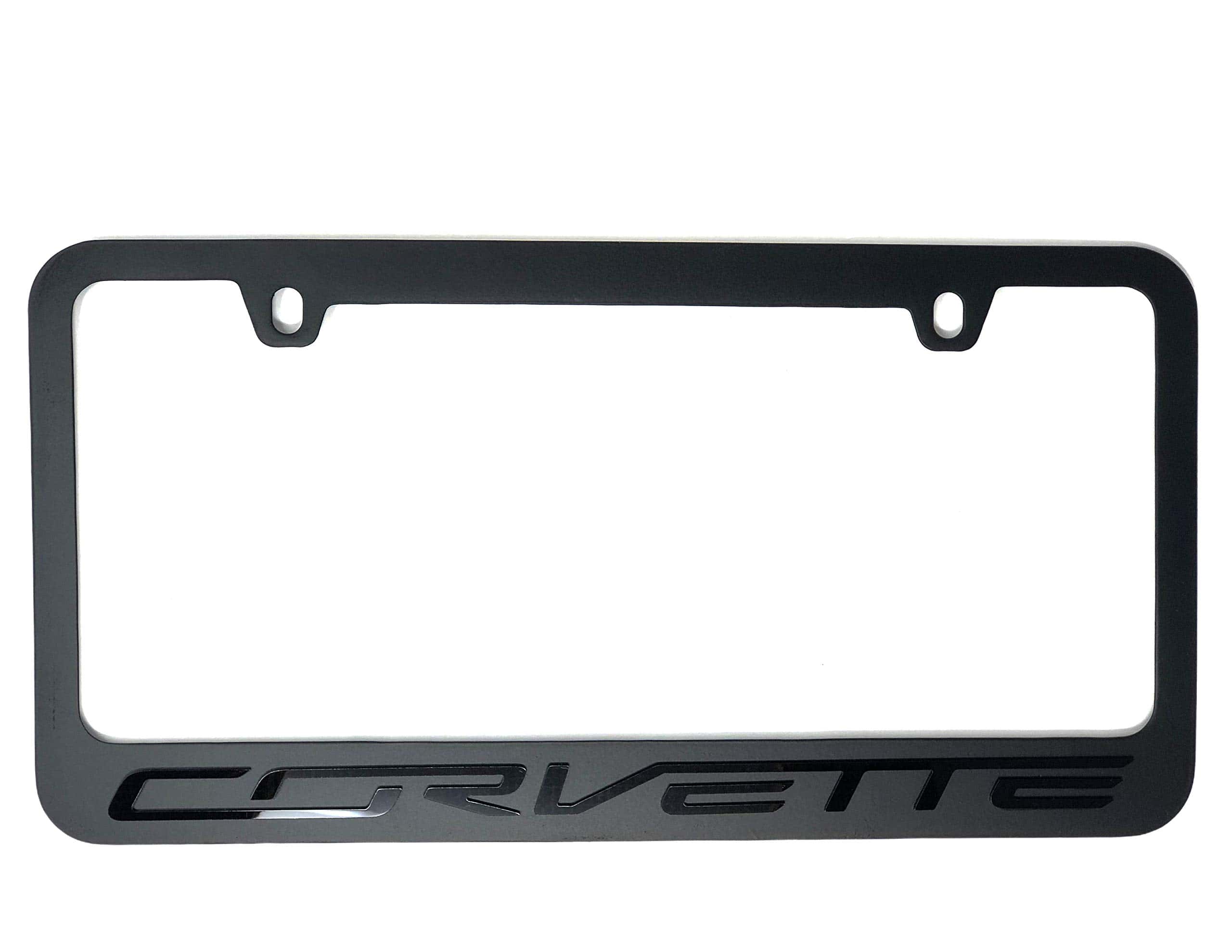 Marco de Placa de Matrícula para Corvette C7 - Negro con - Imagen 6