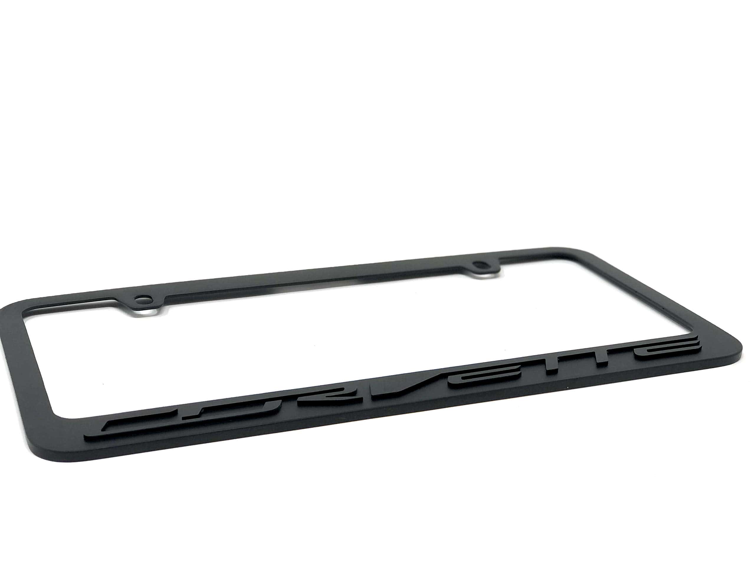 Marco de Placa de Matrícula para Corvette C7 - Negro con - Imagen 4