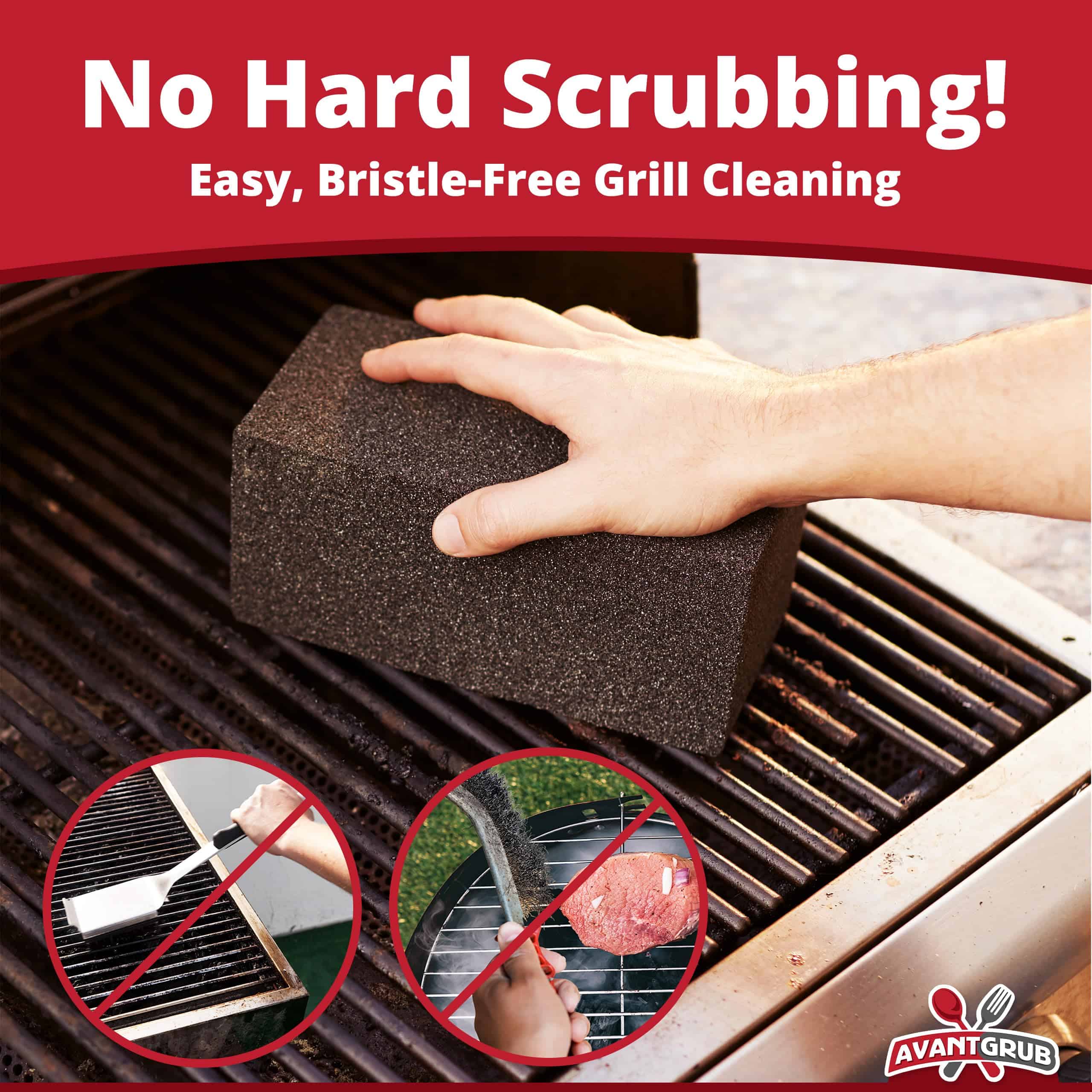 Paquete de 4 Ladrillos de Limpieza para Parrillas de Grado - Imagen 4