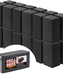 Paquete de 24 Ladrillos de Limpieza de Parrilla de Grado