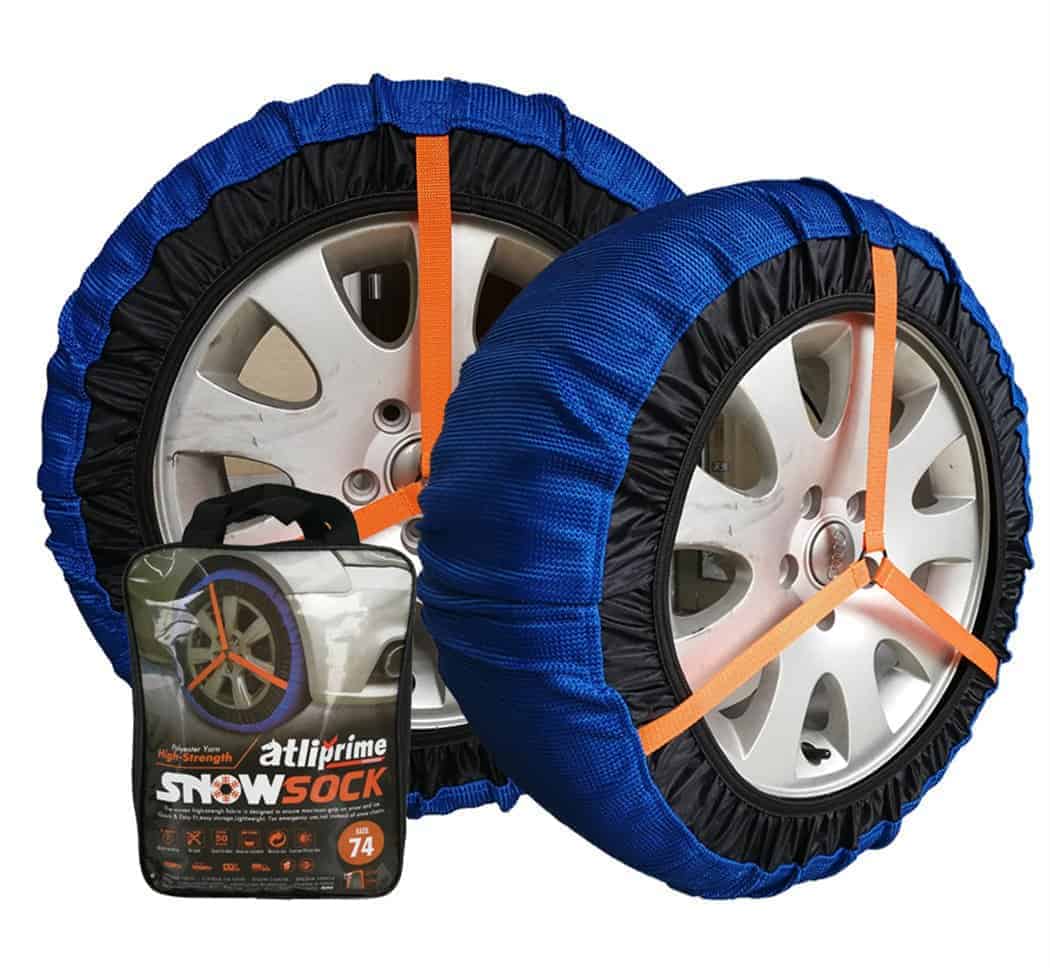 Cadenas de nieve de tela atliprime para neumáticos de