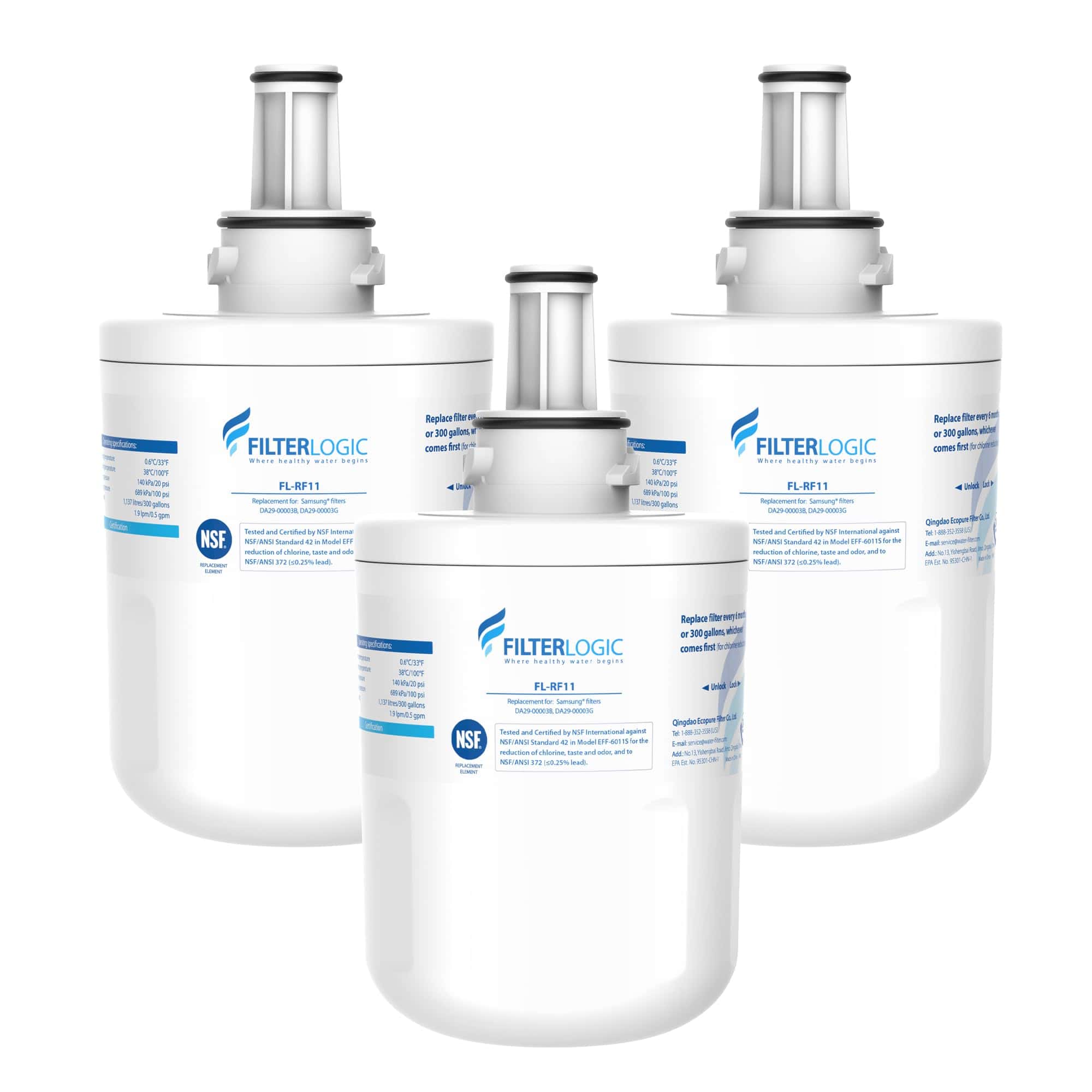 Filtro de Agua para Refrigerador Filterlogic -Blanco