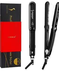 Plancha de Vapor DORISILK 2.0 Mejorada para el Cabello,