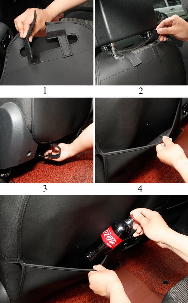 HCMAX 2 Pack Kick Mat Protector de -Beige - Imagen 9