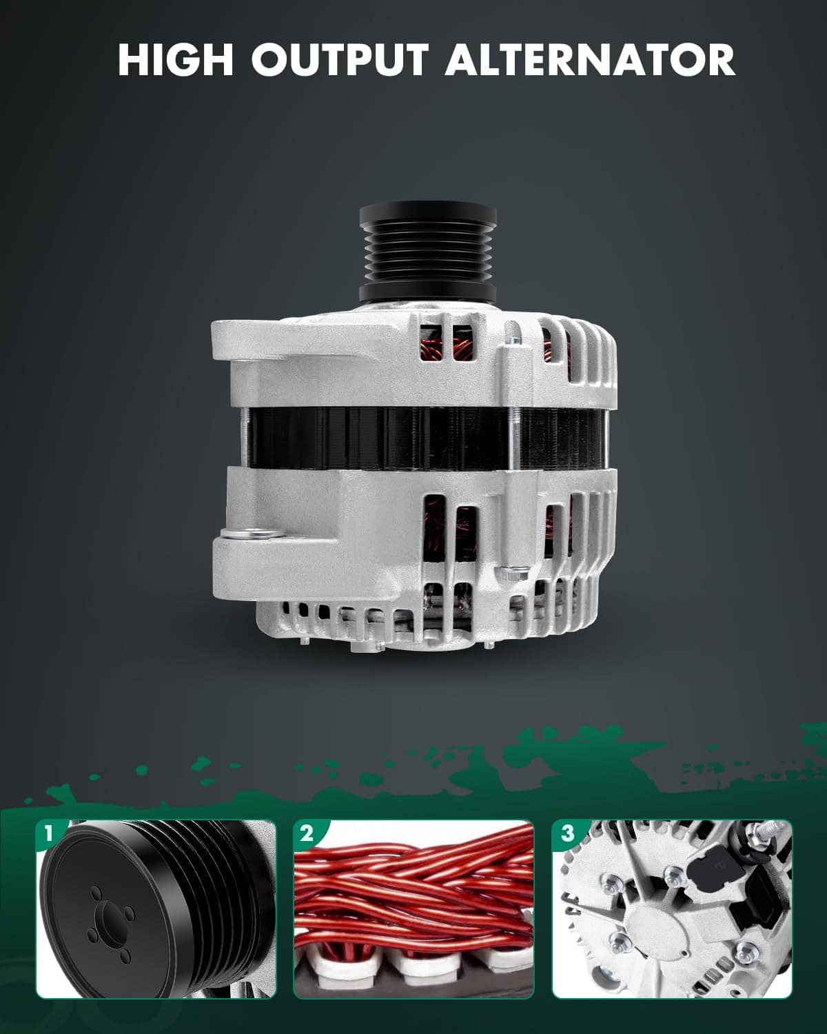 Alternador SCITOO para Nissan Altima 2.5L 2002-2006, Sentra - Imagen 5