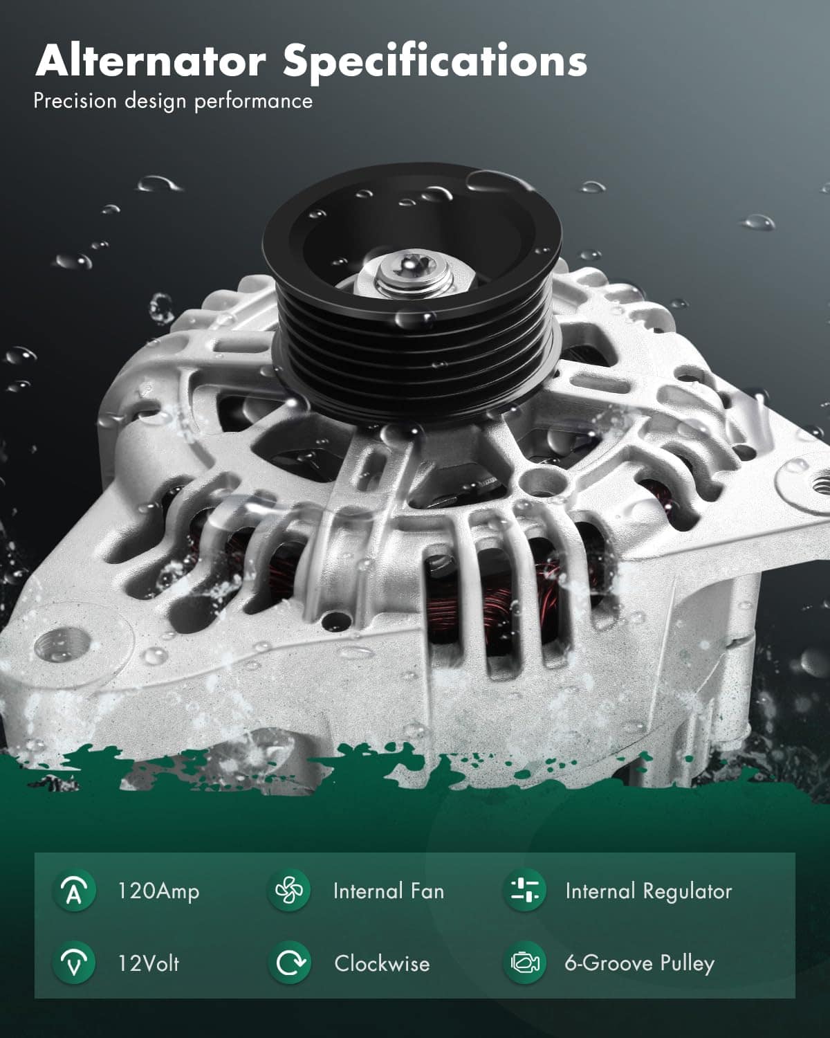 Alternadores SCITOO AVA0066 11188 para Hyundai Santa Fe - Imagen 3