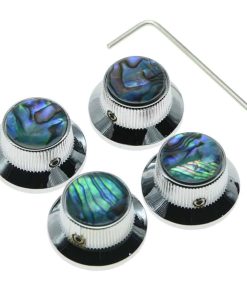 KAISH 4x Botones de Tapón de Pomo de Guitarra Bajo de Top