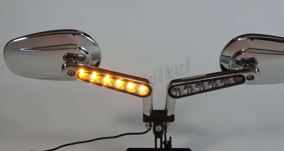 Espejos retrovisores LED Muscle con luces intermitentes LED - Imagen 6