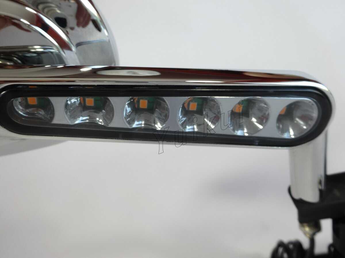 Espejos retrovisores LED Muscle con luces intermitentes LED - Imagen 3