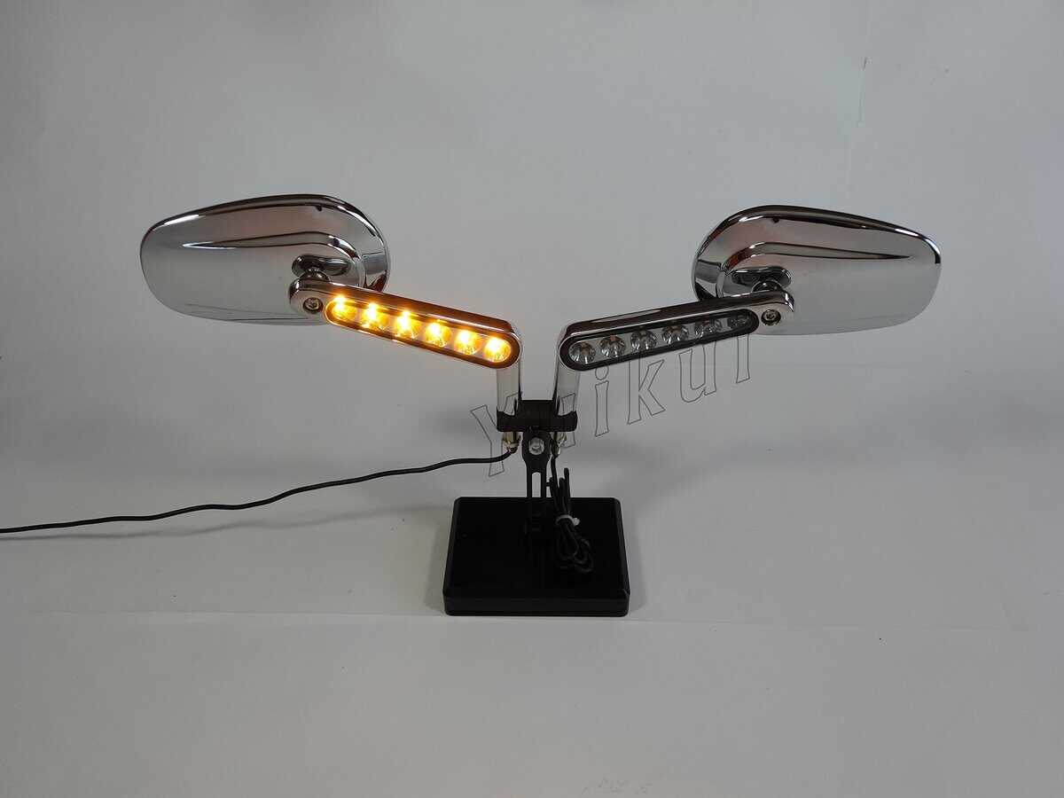 Espejos retrovisores LED Muscle con luces intermitentes LED