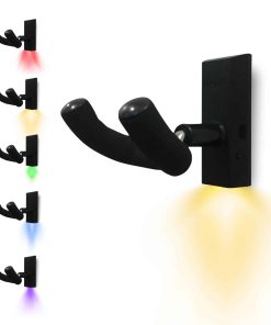 Soporte de Pared para Ukulele con Luz Muziclight Ajuste
