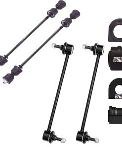 8PC Front/Rear Stabilizer Links + SWAY BAR BUSHINGS GMC