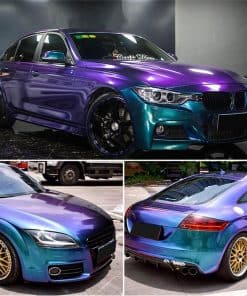 Película Adhesiva de Vinilo Brillante para Coche en Morado