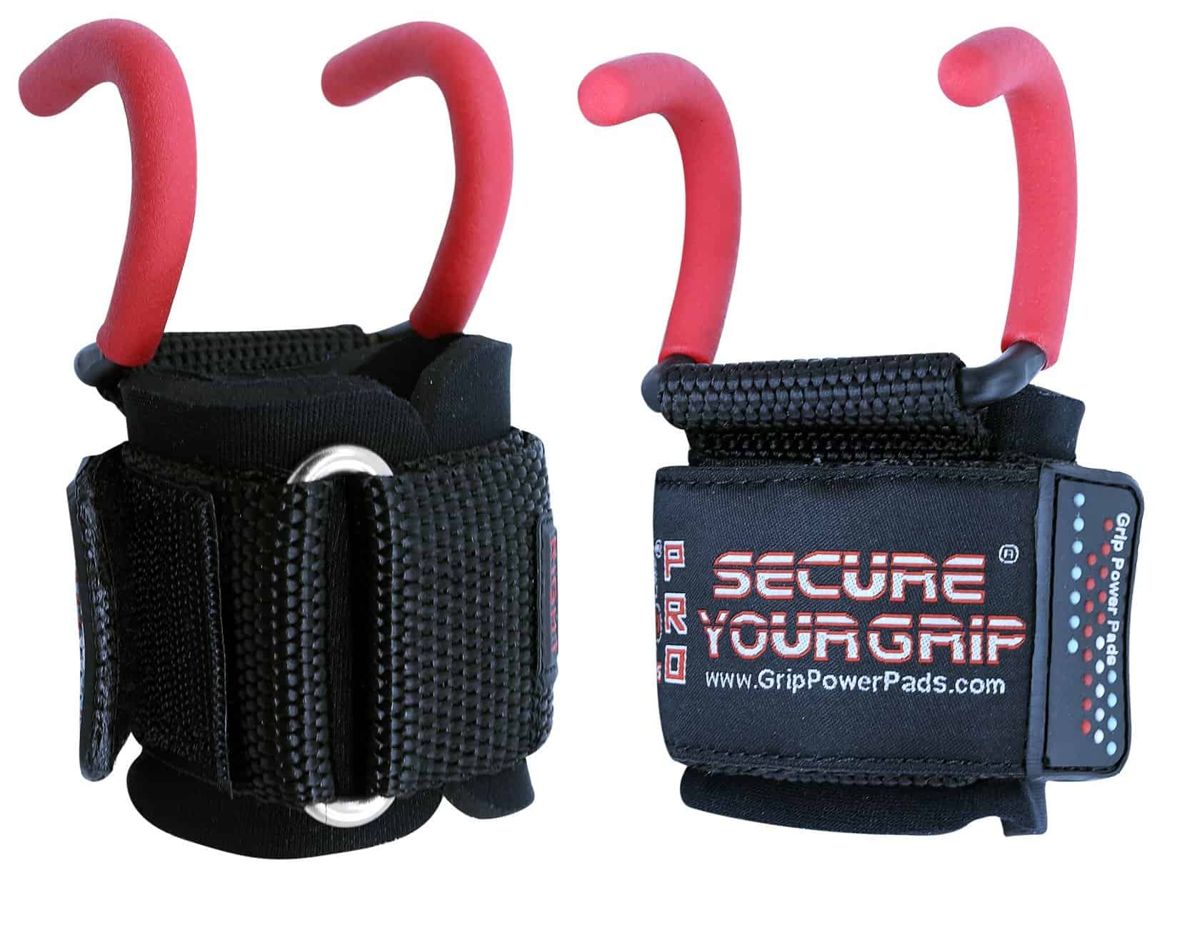 Gancho de Levantamiento de Pesas Pesado con Correas de