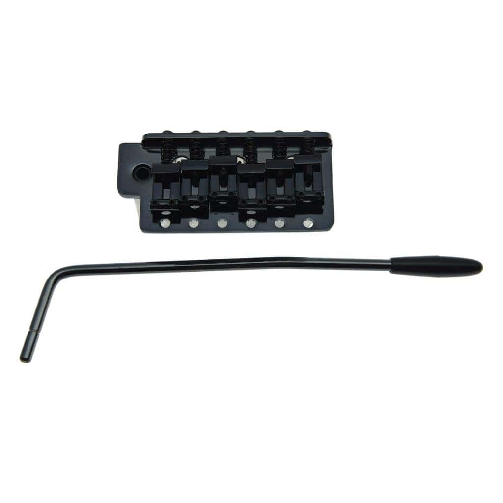 Puente de trémolo negro para guitarra Strat Dopro ST con - Imagen 3