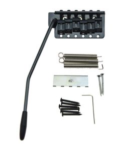 Puente de trémolo negro para guitarra Strat Dopro ST con