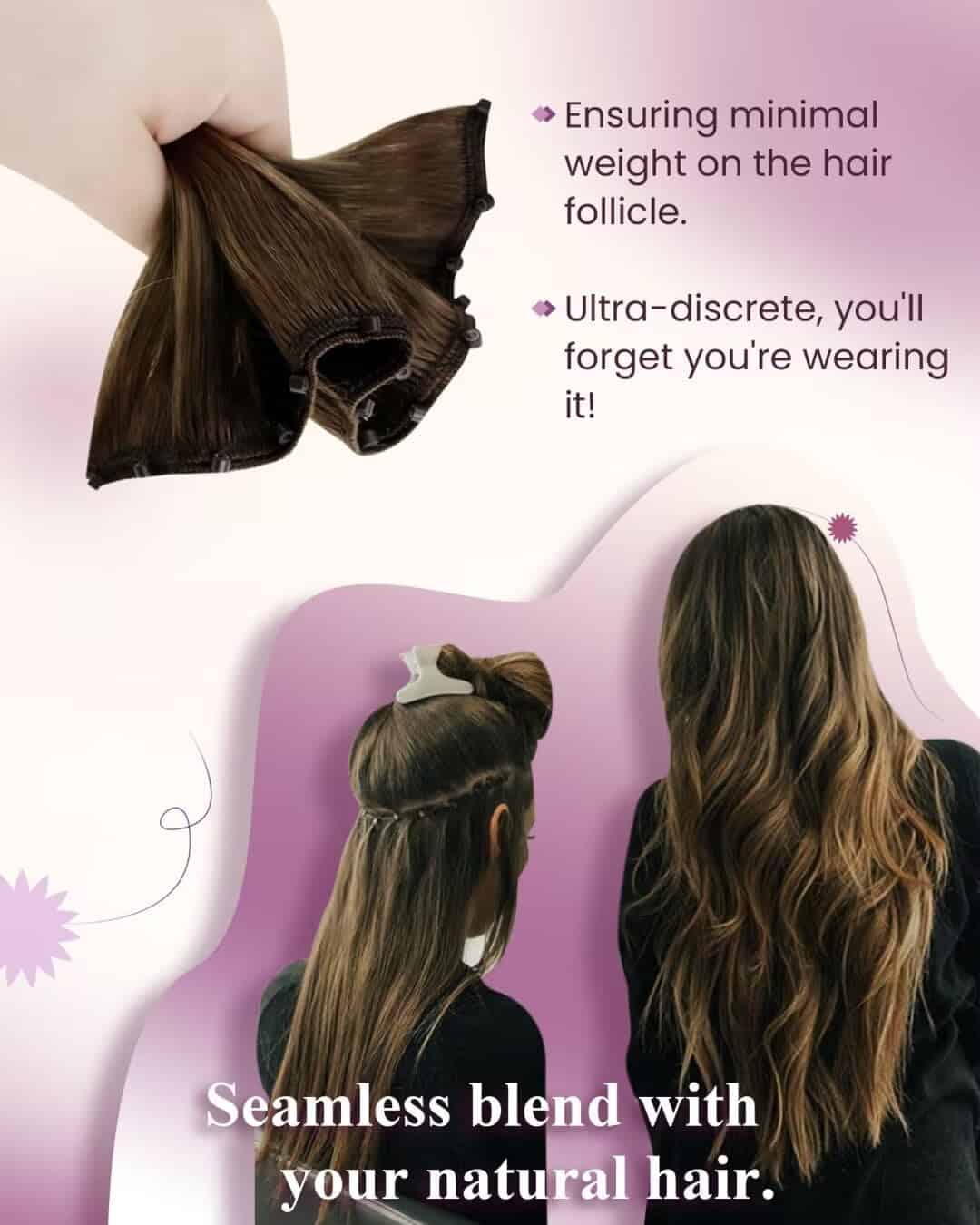 Extensiones de Cabello con Hilos Bead de LaaVoo Cabello - Imagen 5