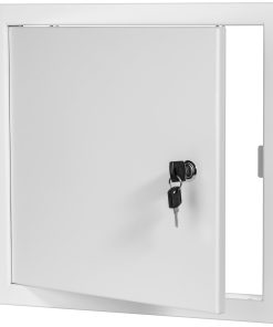 Puerta de Acceso de Acero de Grado Comercial -Blanco