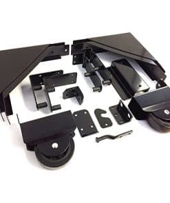 Kit de Puerta Corrediza Pylex 11052 11070, Negro