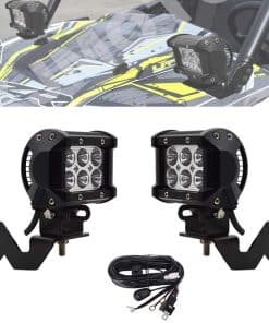 2pcs 4 pulgadas 18W LED Luz de Punto y Soportes de Montaje