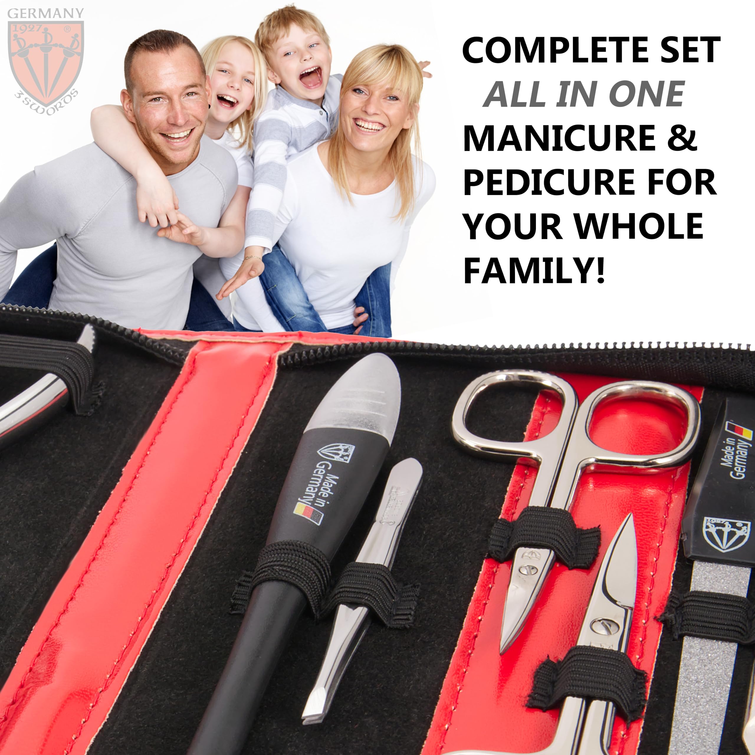 Kit de manicura y pedicura de 10 piezas de calidad de la - Imagen 5