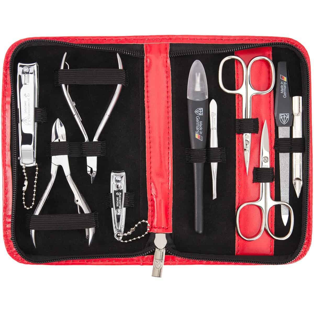 Kit de manicura y pedicura de 10 piezas de calidad de la