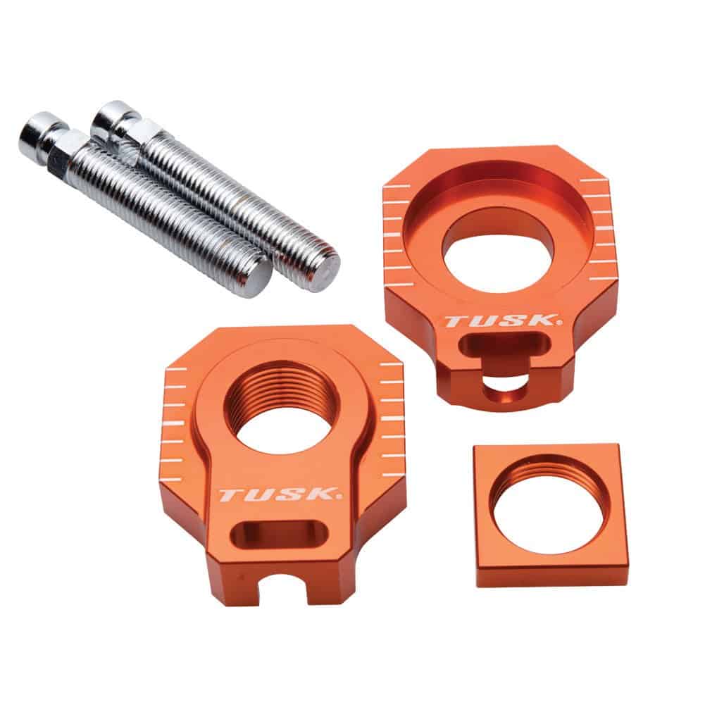 Bloques de Eje Tusk Racing Naranja Compatible con KTM 500