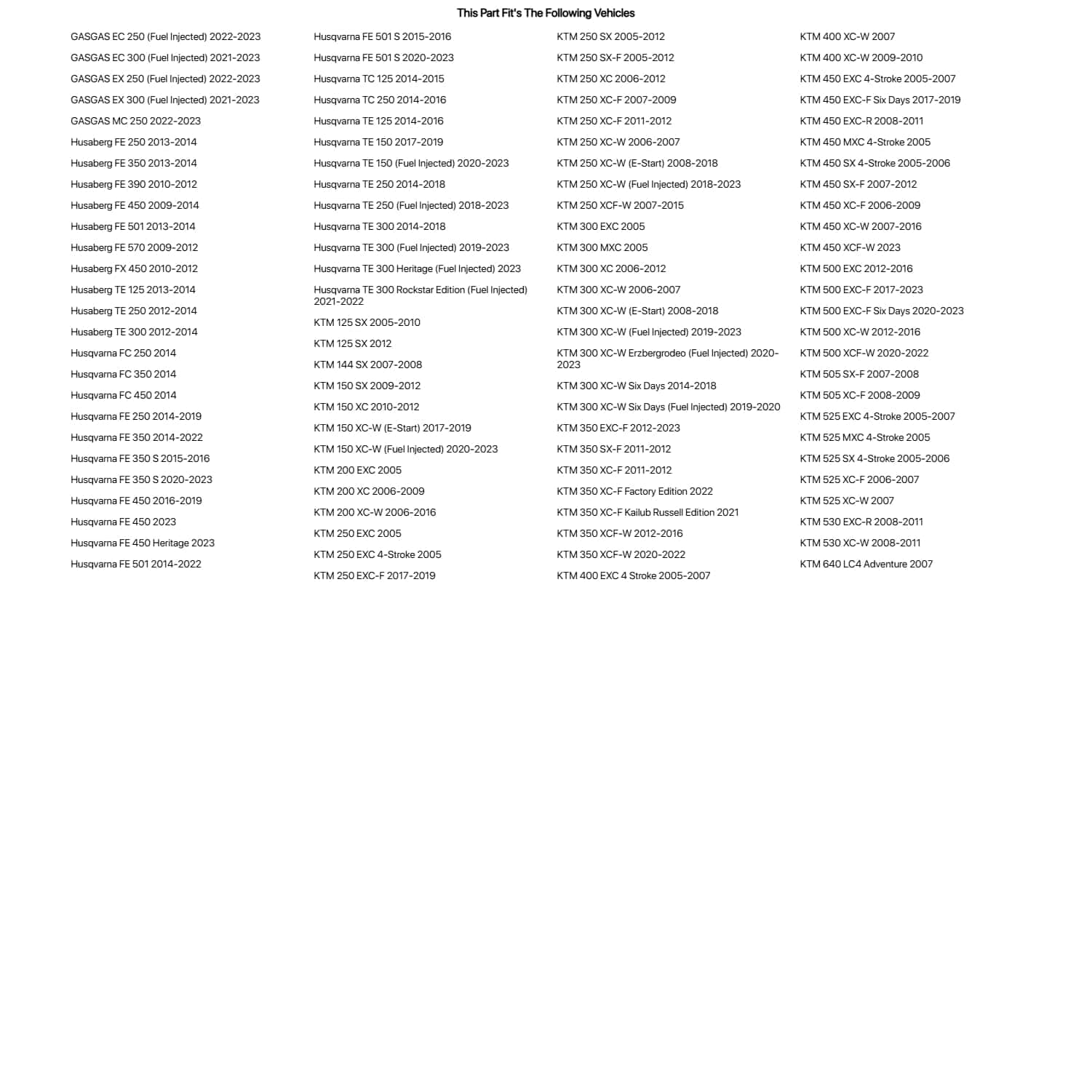Bloques de Eje Tusk Racing Naranja Compatible con KTM 500 - Imagen 3