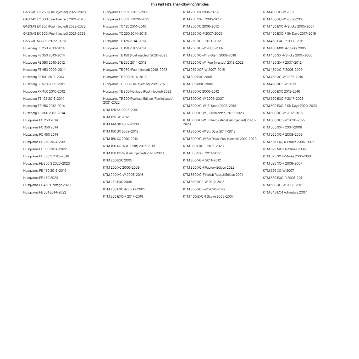 Bloques de Eje Tusk Racing Naranja Compatible con KTM 500 - Imagen 5