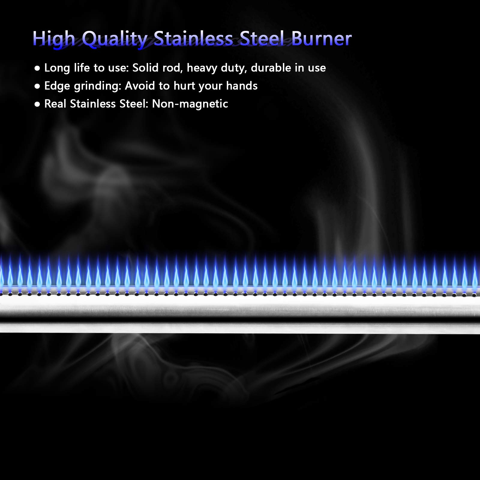 41862 Quemador para Weber Q200, Q220, Q2000 Q2200, 396000, - Imagen 7