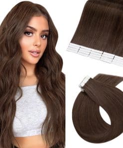 Extensiones de Cabello Adhesivas Benehair Remy -Marrón Media