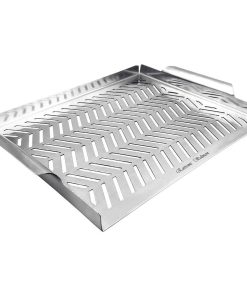 Extreme Salmon BBQ Grill Pan para Vegetales, Parrilla de