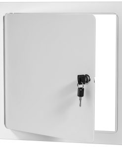 Puerta de Acceso de Acero de Grado Comercial -Blanco
