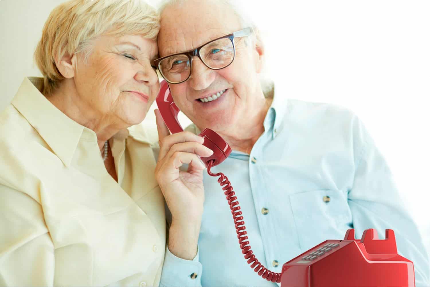 Teléfono con cable clásico Home Intuition para -Rojo - Imagen 6