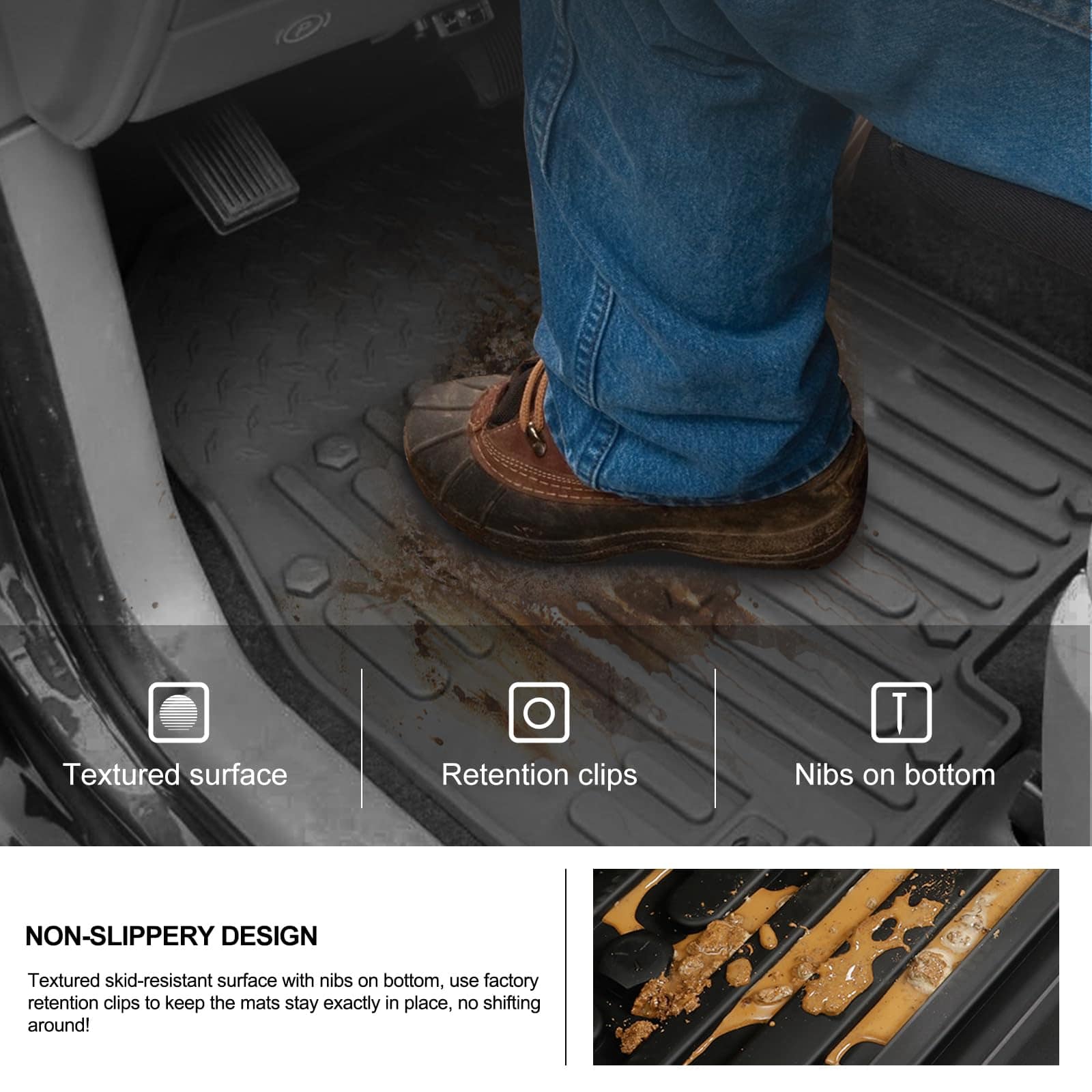 KIWI MASTER Tapetes para Dodge Ram 1500/2500/3500 Crew Cab - Imagen 6