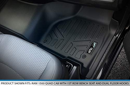 Tapetes MAXLINER 1ra Fila 1 Pza Negro para RAM 1500 Quad - Imagen 4