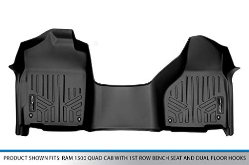 Tapetes MAXLINER 1ra Fila 1 Pza Negro para RAM 1500 Quad - Imagen 5