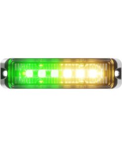Abrams Flex Series (Ámbar/Verde) 18W - 6 Luz de Emergencia