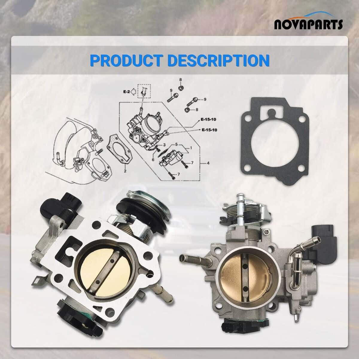 NOVAPARTS Conjunto del Cuerpo del Acelerador con Junta - Imagen 6
