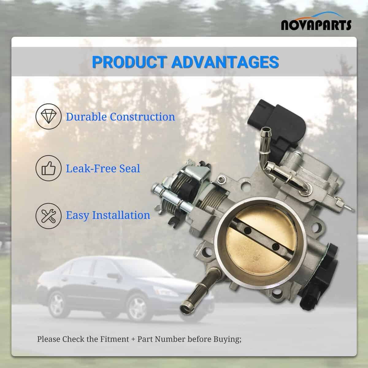 NOVAPARTS Conjunto del Cuerpo del Acelerador con Junta - Imagen 5
