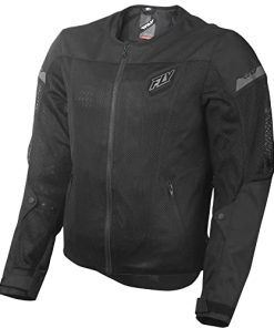 Chamarra de Malla Fly Racing Flux Air (Negro, Pequeño)