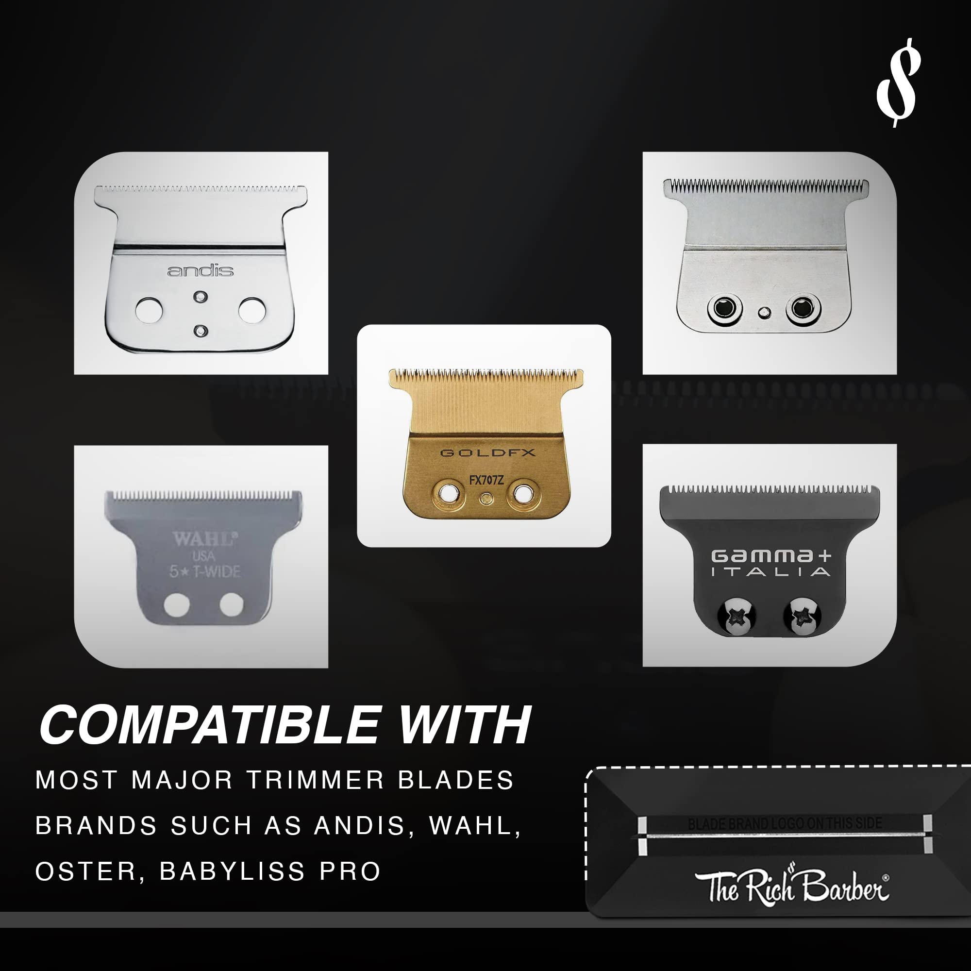 Set de Herramientas Profesionales para Barbero de The Rich - Imagen 5