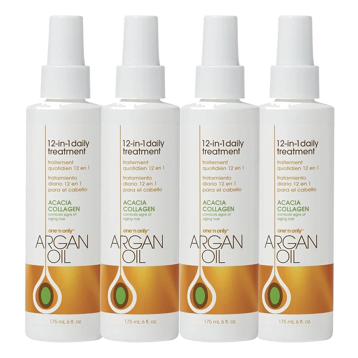 Tratamiento diario de Argan Oil 12 en 1, 6 oz (Pack de 4)